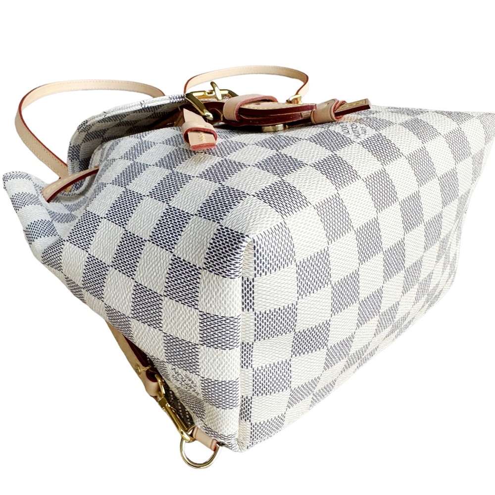 Authentic🥰Louis Vuitton Sperone BB Mini Backpack Damier Azur Rose Ballerine - Picture 7 of 10